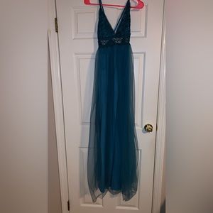 Teal prom/bridesmade dress